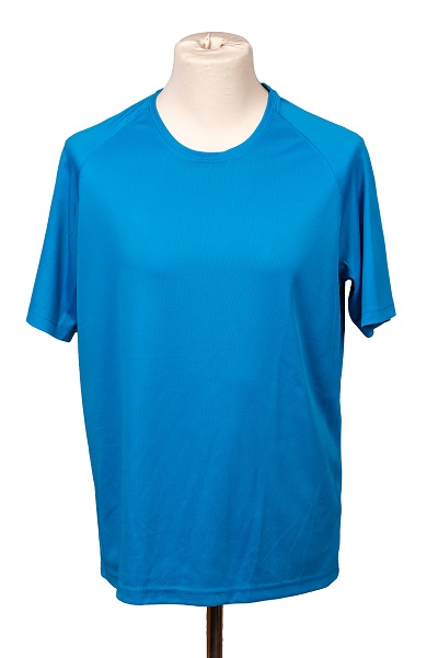 T-Shirt Aqua Fietsers korte mouwen - Voorkant