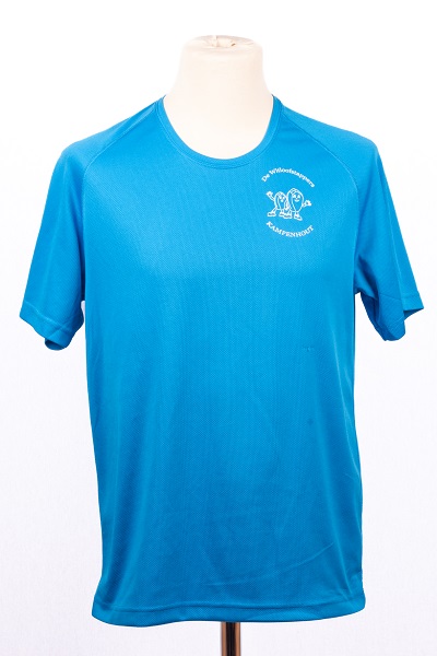 T-Shirt Aqua korte mouwen - Voorkant