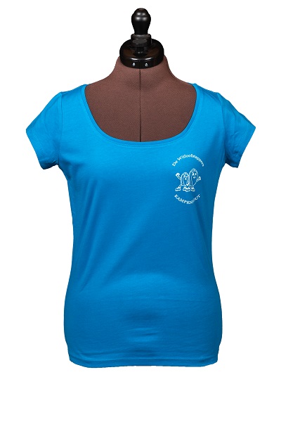 T-Shirt Tropical Boothals Dames - Voorkant